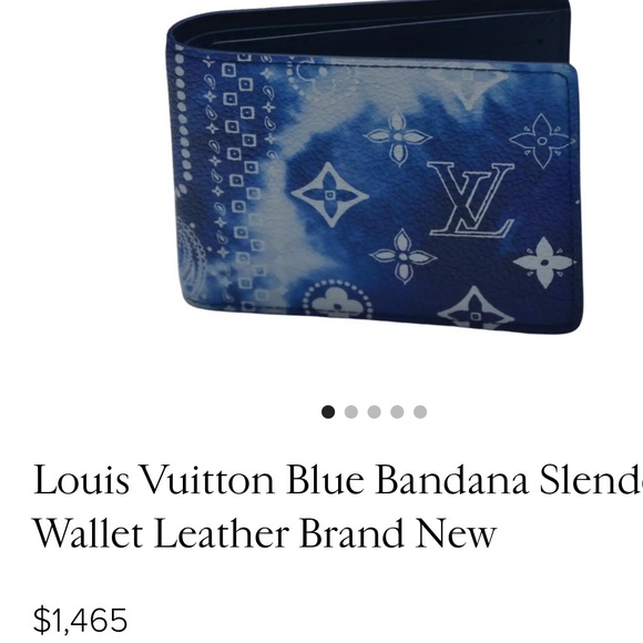 Louis Vuitton Bandana Monogram Leather Slender Wallet - Picture 13 of 13